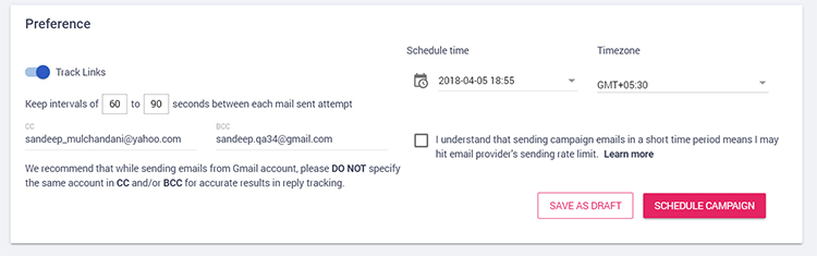 send 10000 emails at once preferance