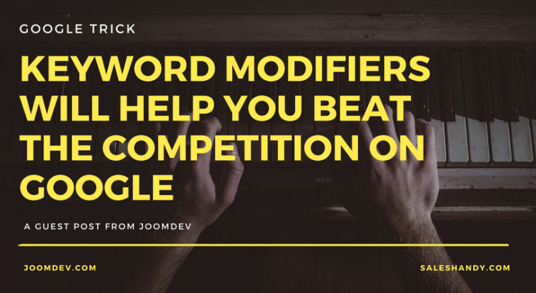 Keyword-modifiers