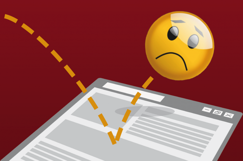 high bounce rate