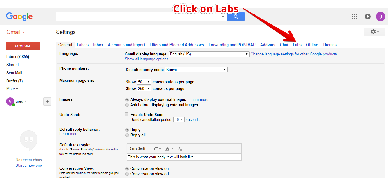 How to setup canned response in gmail 2