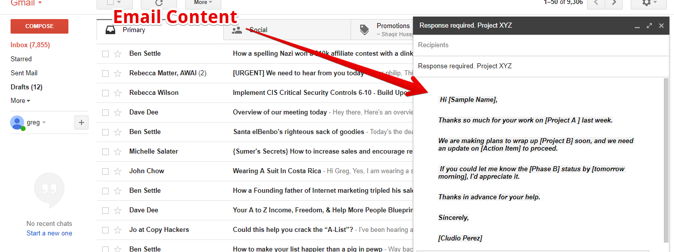 How to setup canned response in gmail 5
