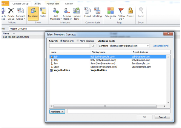 How To Copy And Paste An Outlook Distribution List Into Excel