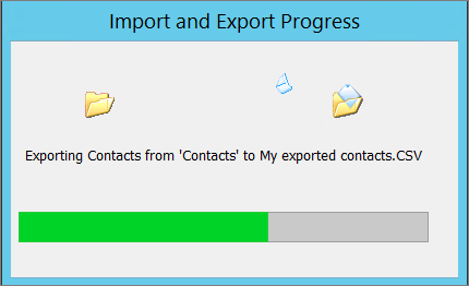 contactpersonen exporteren vanuit outlook 5