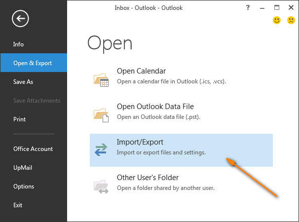 outlookから連絡先をエクスポートする方法13