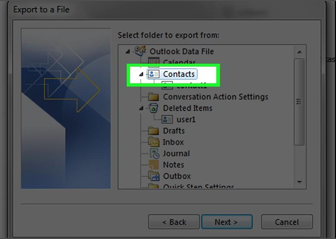 How To Export Contacts From Outlookstep By Step Guide With Images 9581