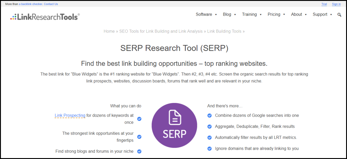 SERP Research tool