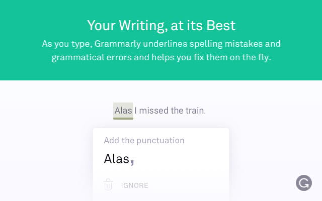 Grammerly chrome extension
