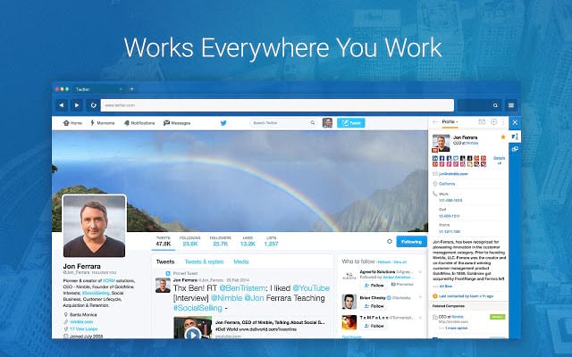 Nimble chrome extension