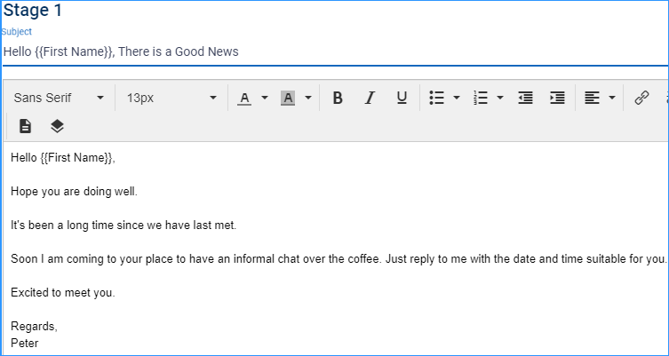 merge tags send cold emails