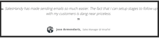 SalesHandy Customer Review