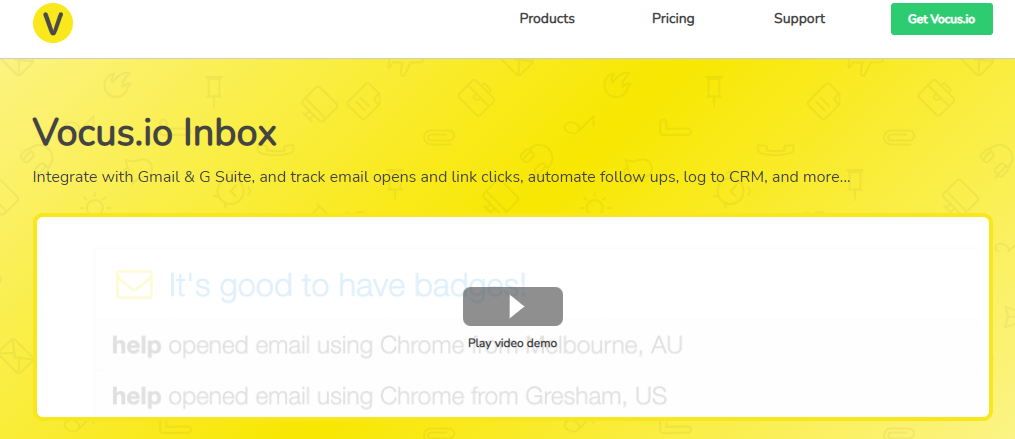Vocus.io for Gmail
