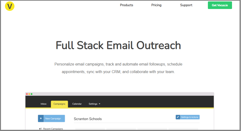 Vocus.io- Email outreach platform